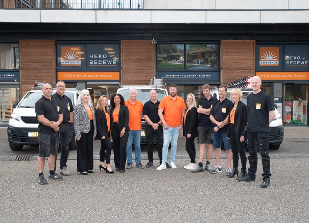 Ambiance Zonwering Heko-Becewe Teamfoto