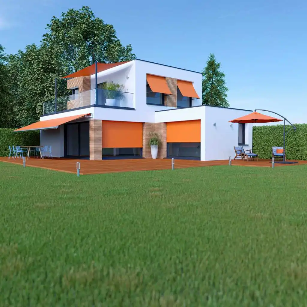 Verschillende zonwering